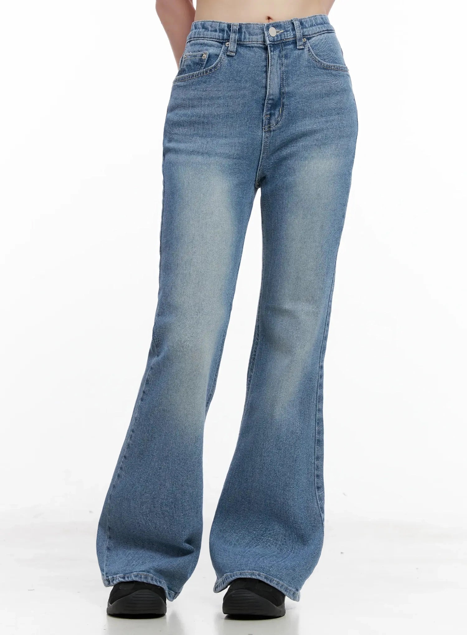◆INSTANTFUNK◆ Vintage Washed Bootcut Pants Blue IA11FDT101 Sites-Gant-US-Site