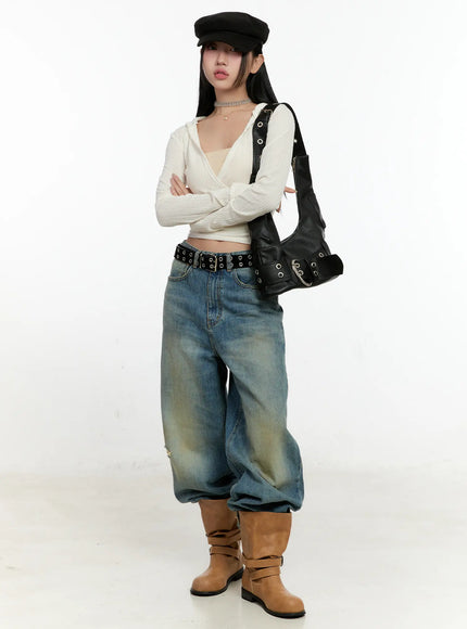 maci-vintage-wide-leg-jeans-cn505 / Blue
