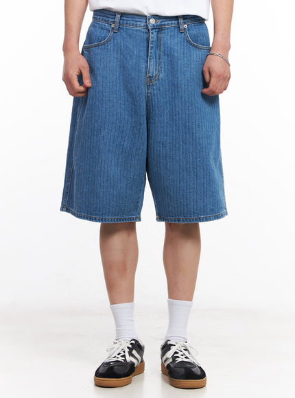 mens-wide-fit-jorts-iu512 / Blue