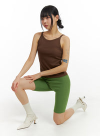 solid-cotton-tank-top-im414 / Brown
