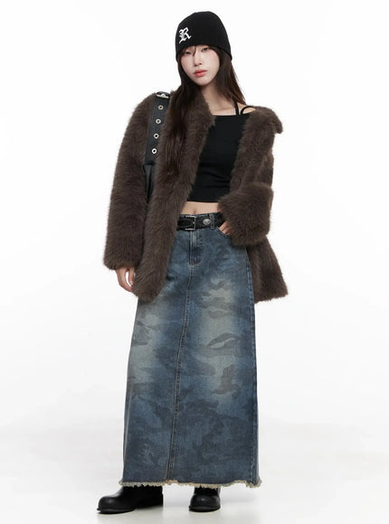 chic-faux-fur-coat-in514 / Brown