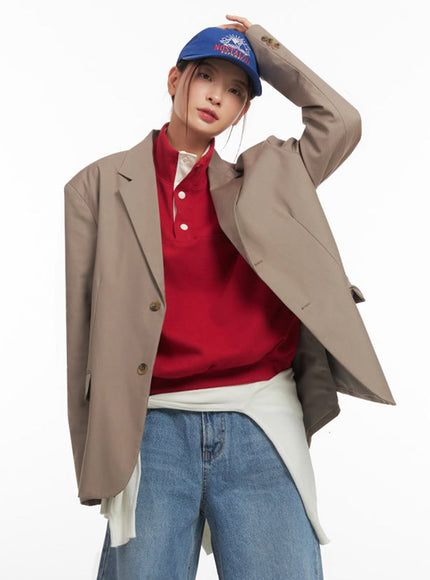 Oversized Classic Blazer IM514