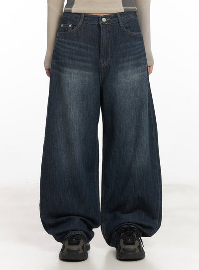 renna-baggy-jeans-ca521 / Dark blue