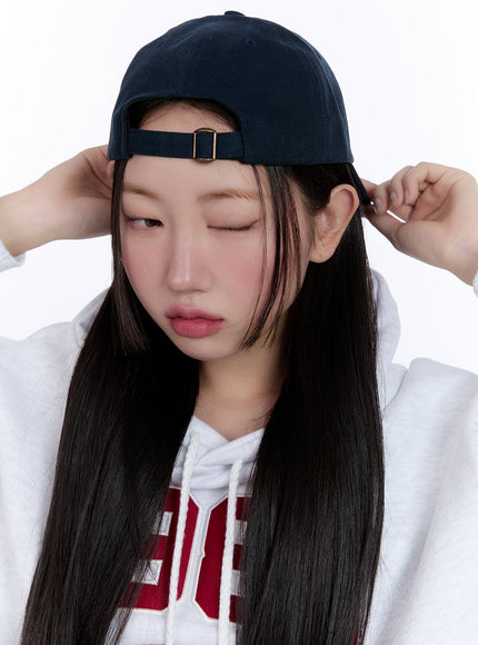 embroidered-baseball-cap-cj511 / Dark blue