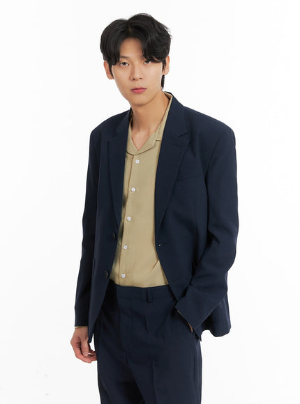 mens-basic-suit-jacket-ia401 / Dark blue