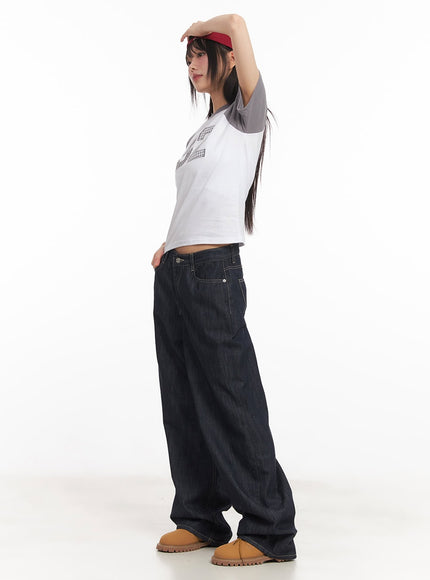 ivara-wide-leg-jeans-ca522 / Dark blue