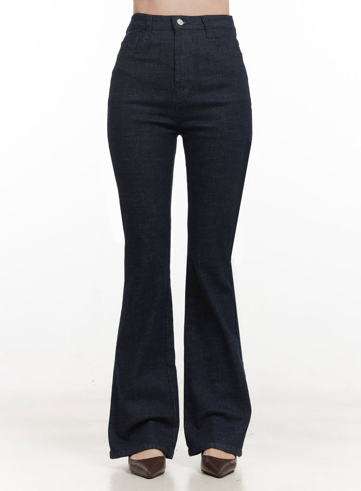 jessy-slim-fit-flared-jeans-ij527 / Dark blue