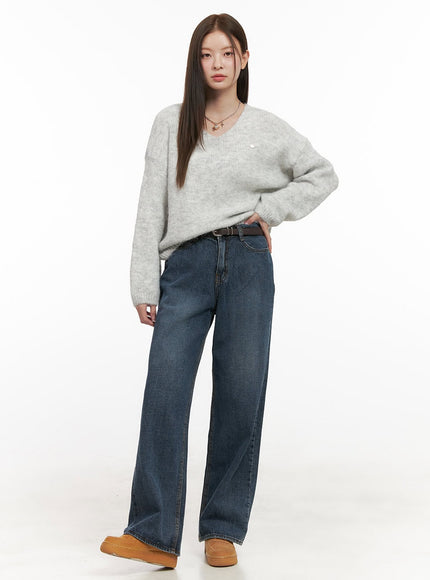 nara-wide-leg-jeans-od412 / Dark blue