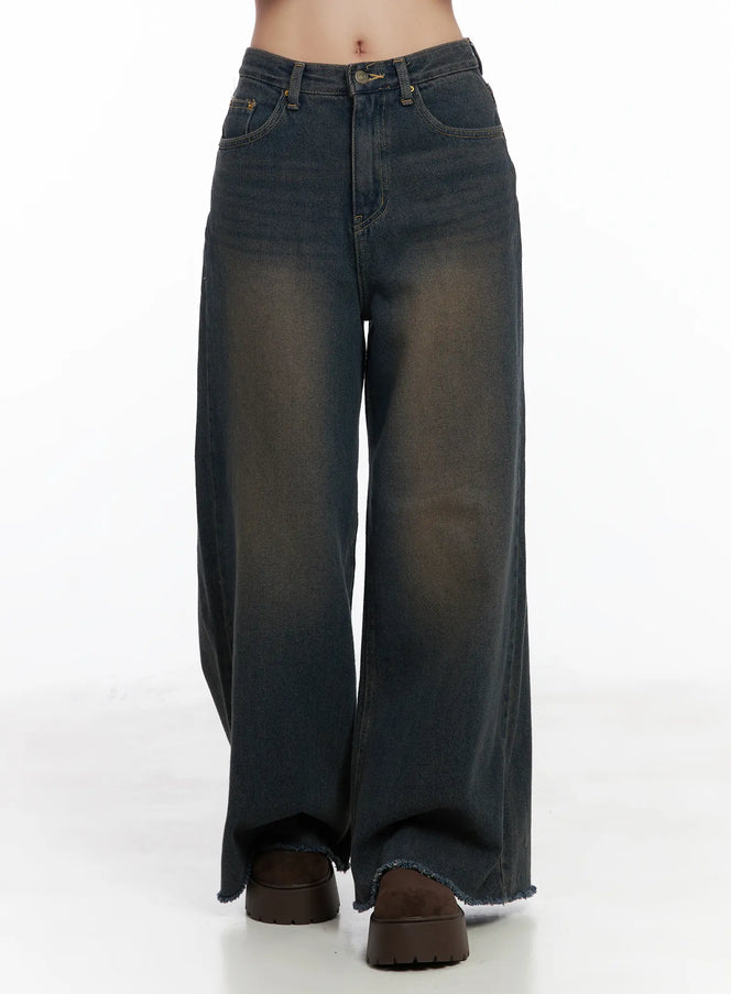jianna-vintage-washed-baggy-jeans-cj514 / Dark blue