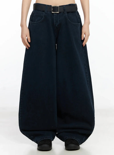 nancy-ballon-baggy-jeans-if505 / Dark blue