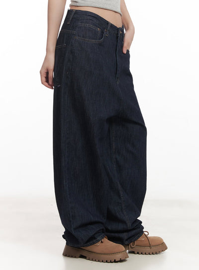 orielle-baggy-jeans-ca521 / Dark blue