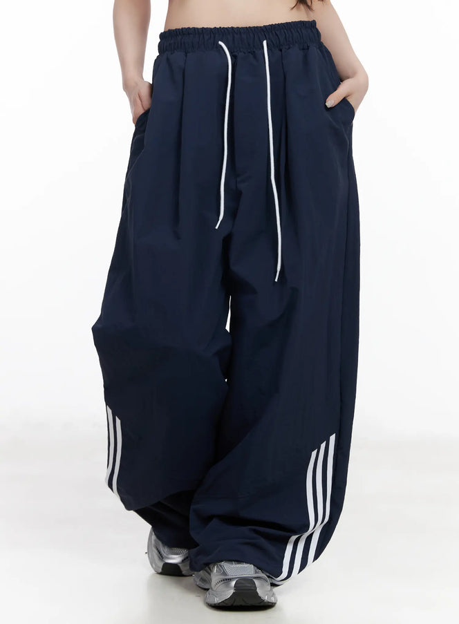 wide-leg-track-pants-cf523 / Dark blue