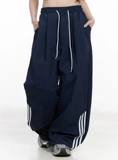 wide-leg-track-pants-cf523 / Dark blue