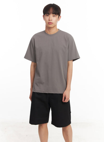 mens-essential-solid-t-shirt-ia518 / Dark gray