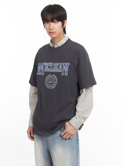 mens-graphic-t-shirt-ia510 / Dark gray