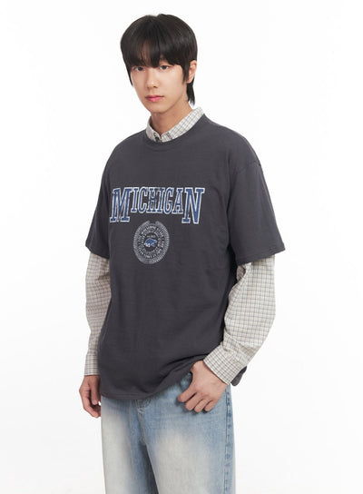 mens-graphic-t-shirt-ia510 / Dark gray