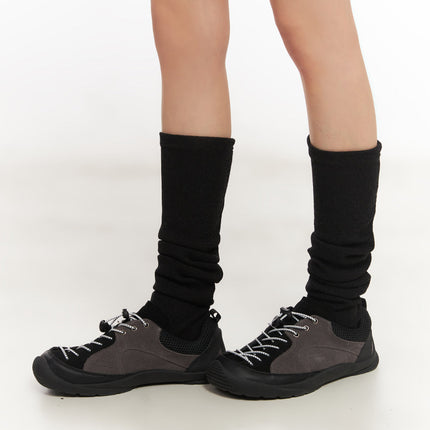 urban-faux-leather-sneakers-iy502 / Dark gray