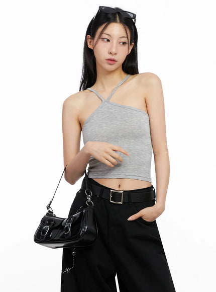 x-strap-cami-top-ig508 / Gray