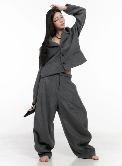 wide-leg-tailored-trousers-cn513 / Gray
