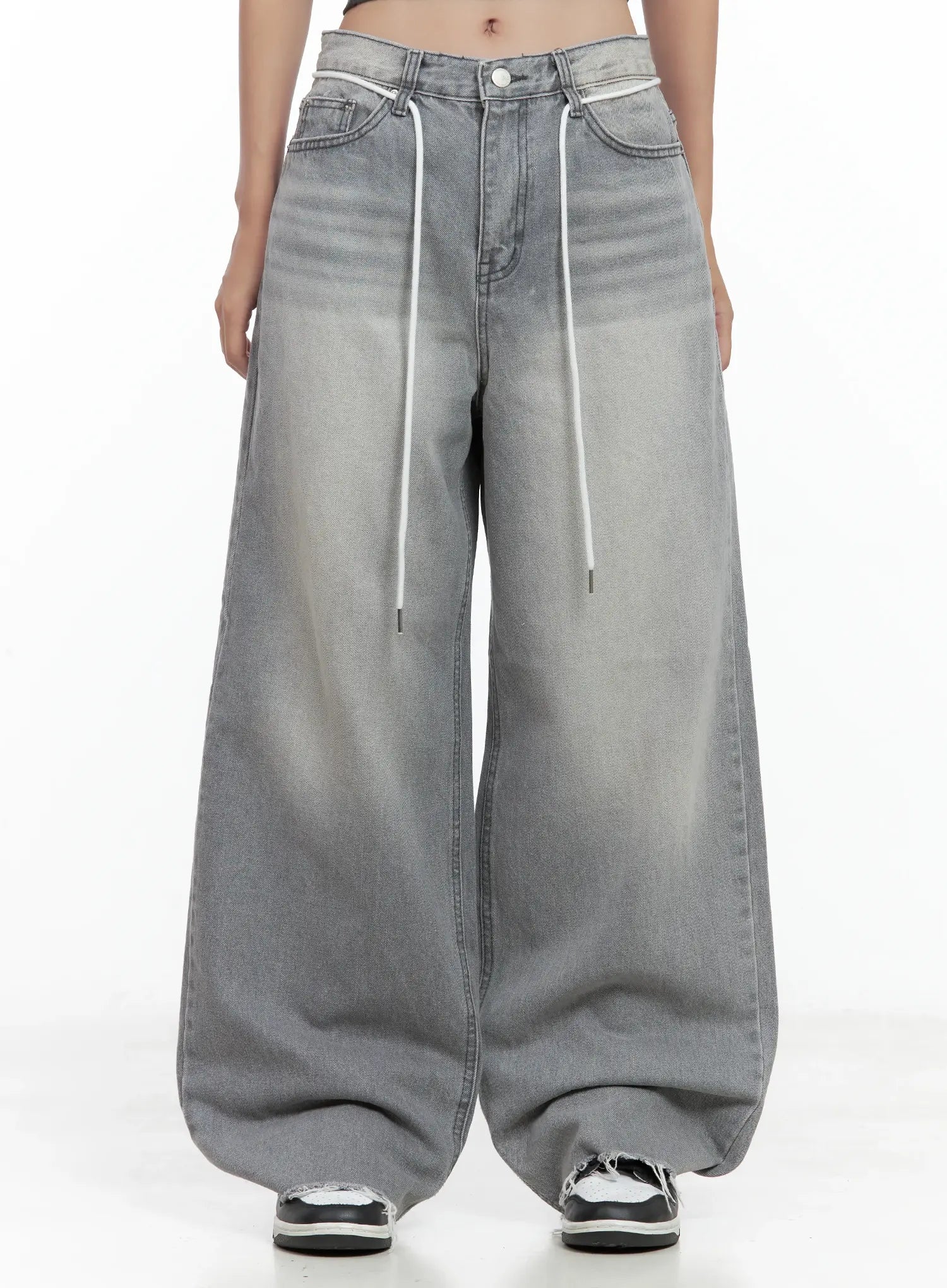 【KOOLOSET】Kuje Tin Washing Light Blue Wide Denim Washed Jeans – LEWKIN - CANADA