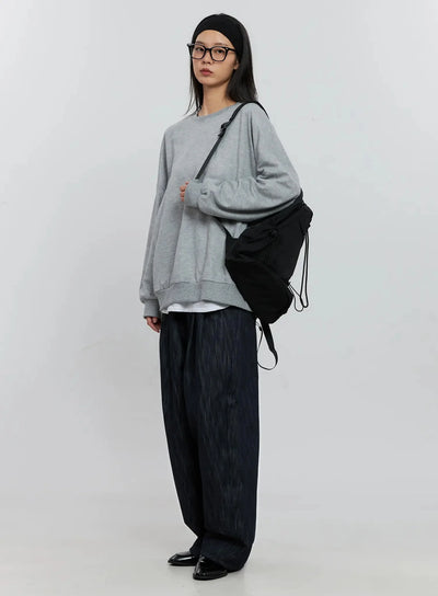classic-grey-crewneck-sweatshirt-is516 / Gray