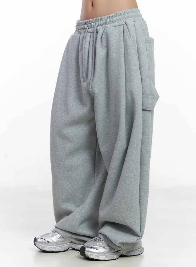 oversized-sweatpatns-cj530 / Gray