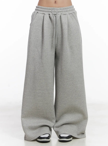 wide-leg-sweatpants-cn528 / Gray