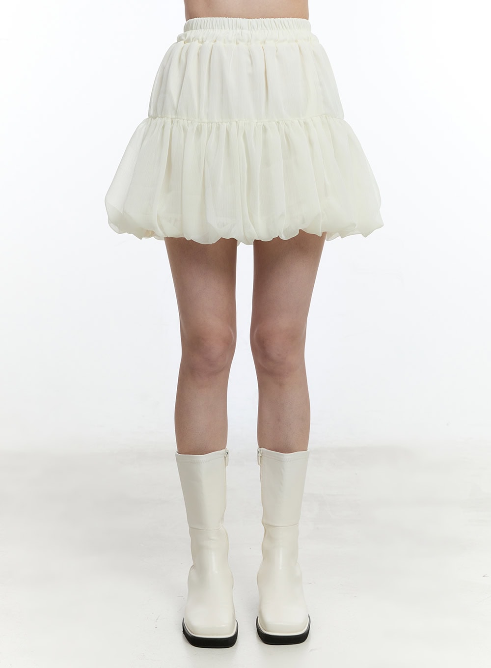 Tiered Balloon Mini Skirt CM521