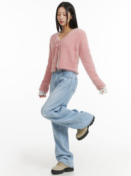denim-straight-leg-jeans-cj408 / Light blue