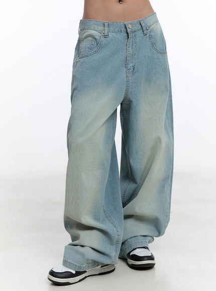 darci-washed-baggy-jeans-cu502 / Light blue