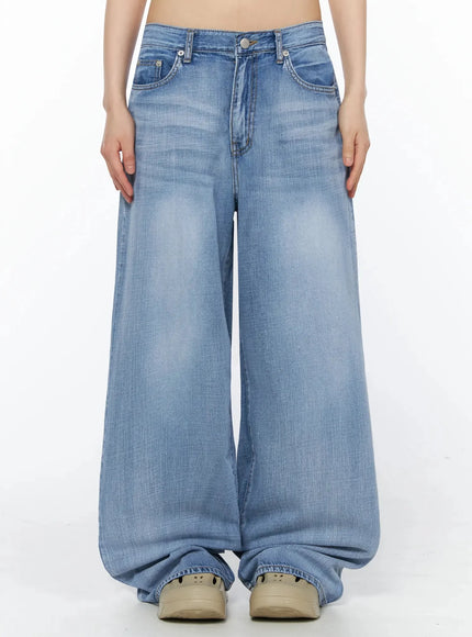 alix-wide-leg-jeans-iy525 / Light blue
