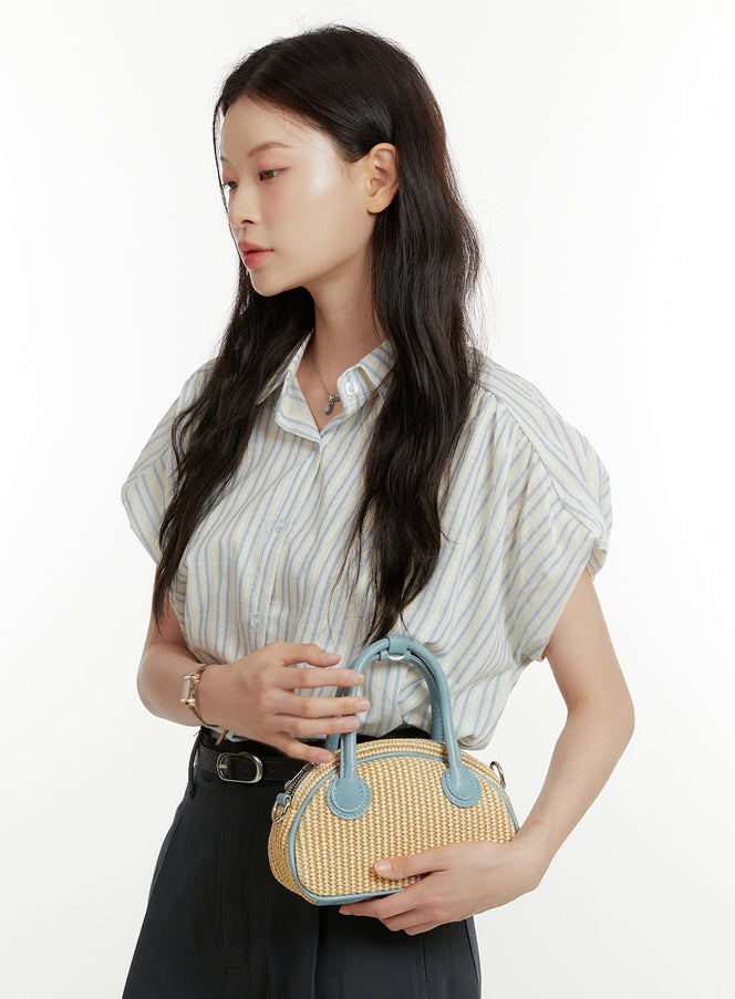 classic-canvas-bag-ou419 / Light blue