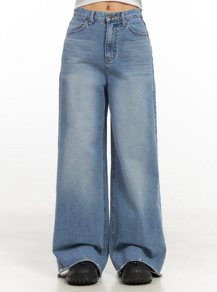 melody-chic-flare-wide-leg-jeans-cn428 / Light blue
