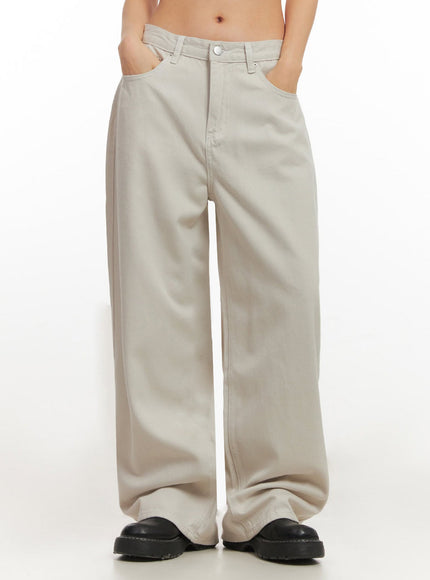 Comfy Cotton Wide-Leg Trousers IM513