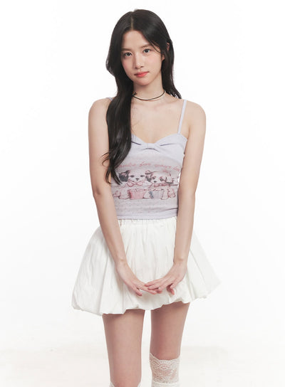 ribbon-graphic-cropped-cami-ca510 / Light purple