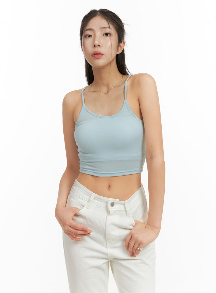 basic-cami-crop-top-oa429 / Mint