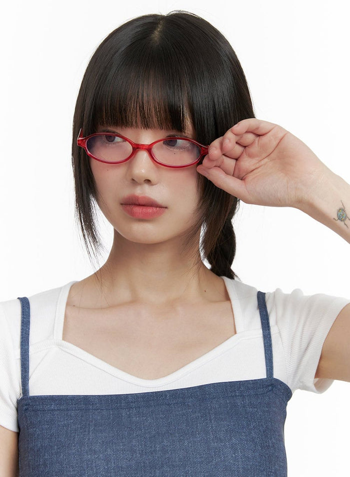 trendy-tint-solid-glasses-cy414 / Red