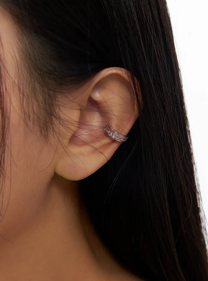 Pink Cubic Ear Cuff IM531