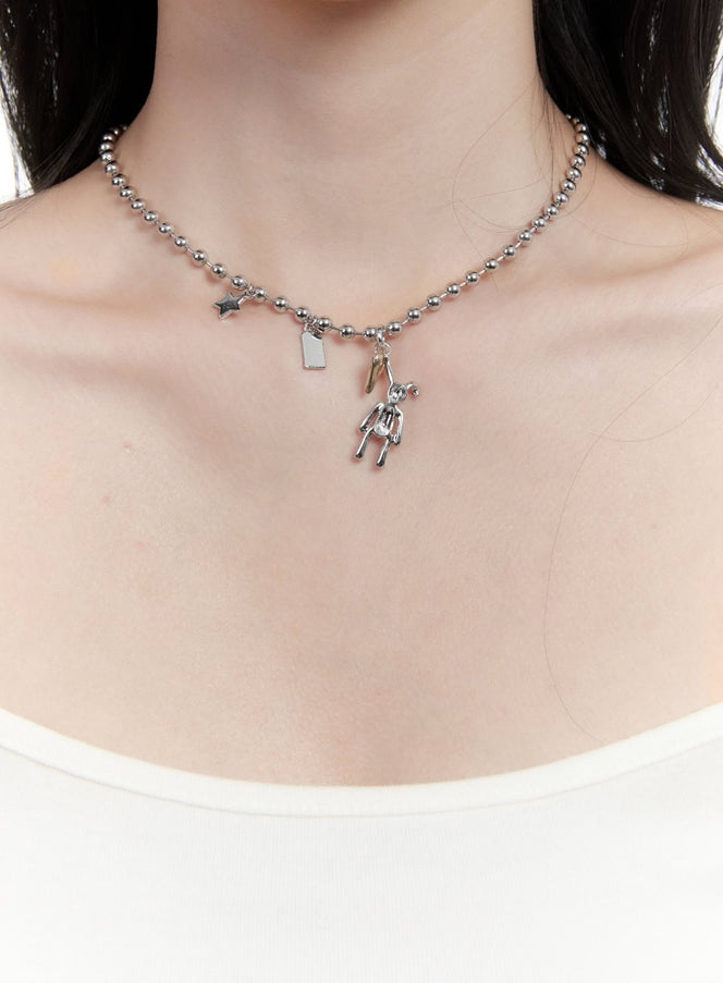 Rabbit Star Necklace CF528