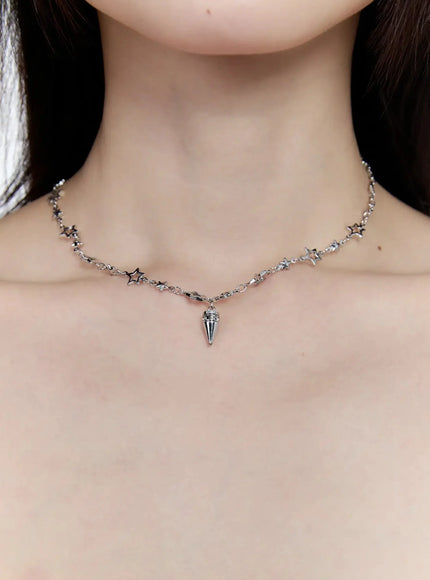 celestial-pendant-necklace-ig512 / Silver