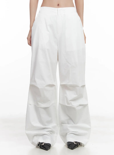 pintuck-wide-leg-pants-cu517 / White