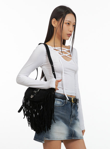 x-strap-slim-fit-crop-top-is427 / White