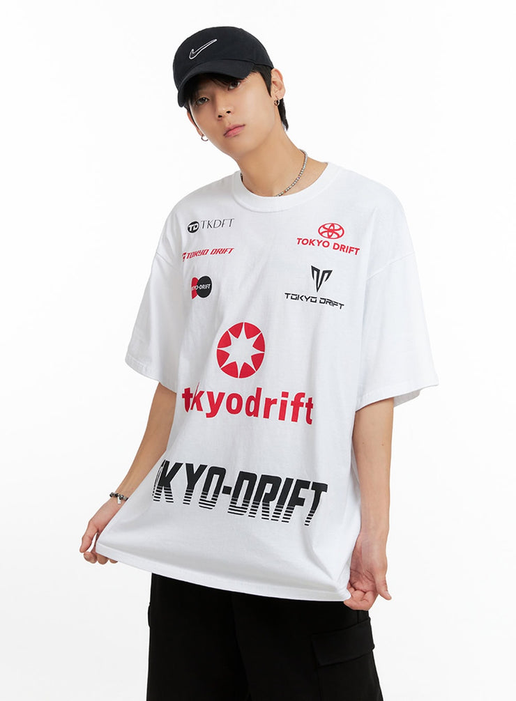 mens-tokyo-drift-t-shirt-ig402 / White