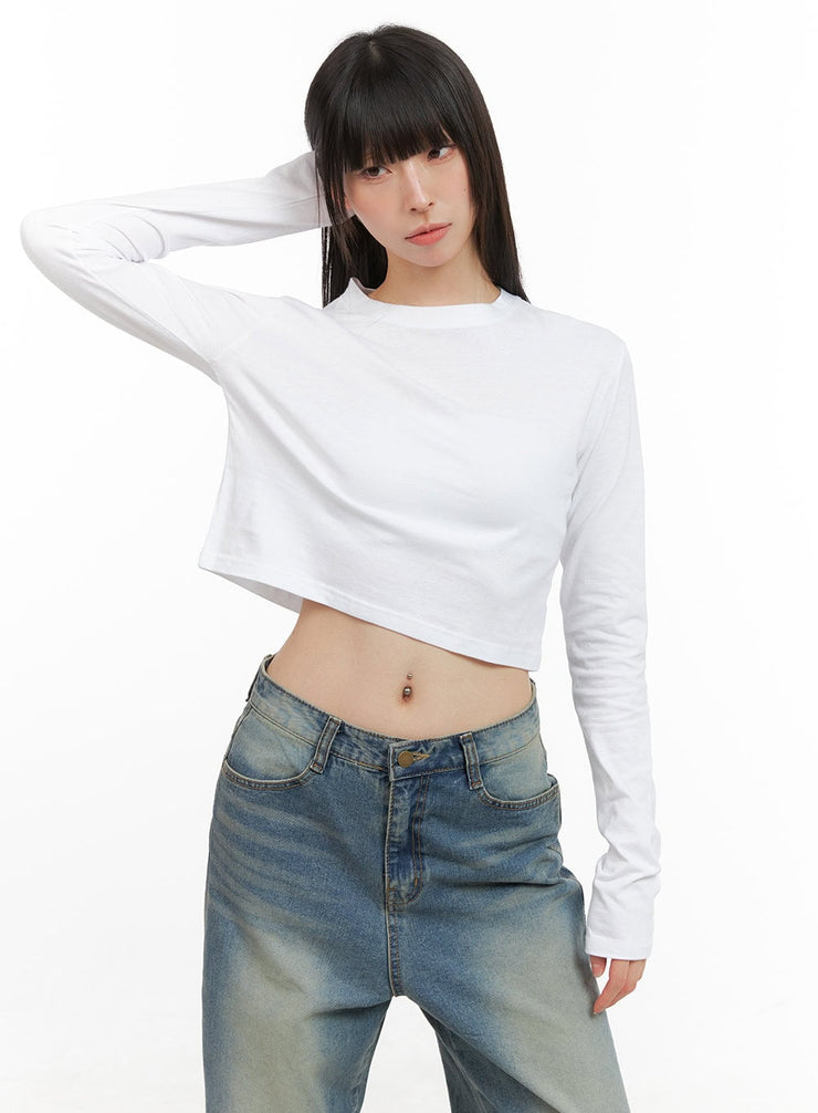 cotton-long-sleeve-cg420 / White