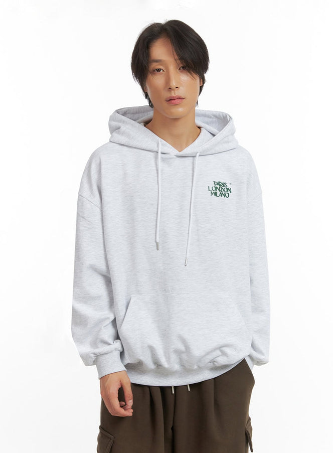 mens-embroidered-oversized-hoodie-white-io417 / White