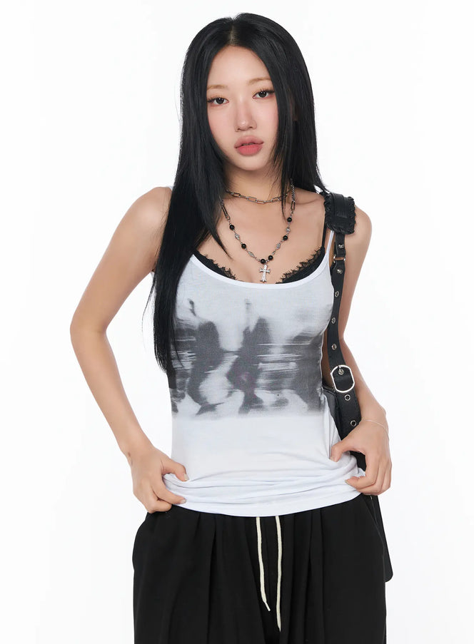 urban-style-graphic-tank-top-cy512 / White