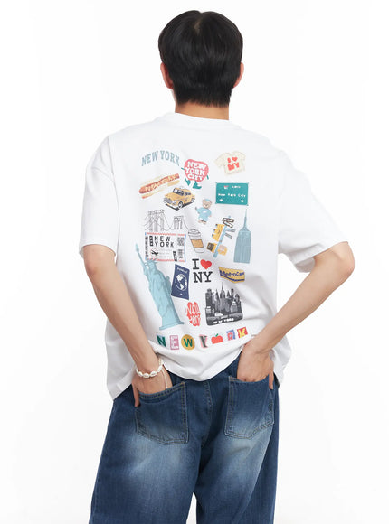 mens-new-york-graphic-t-shirt-iu519 / White
