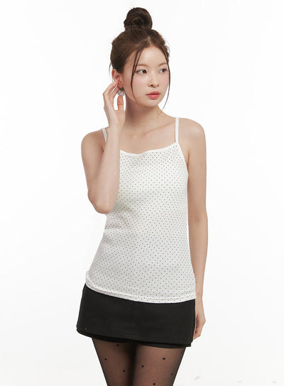 classic-polka-dot-tank-top-ij530 / White