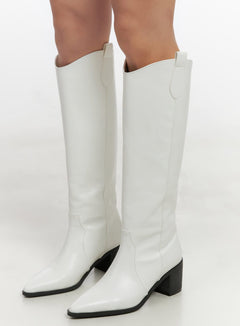 classic-western-style-long-boots-cn413 / White