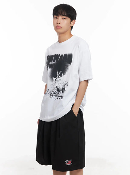 mens-washed-graphic-tee-iu518 / White